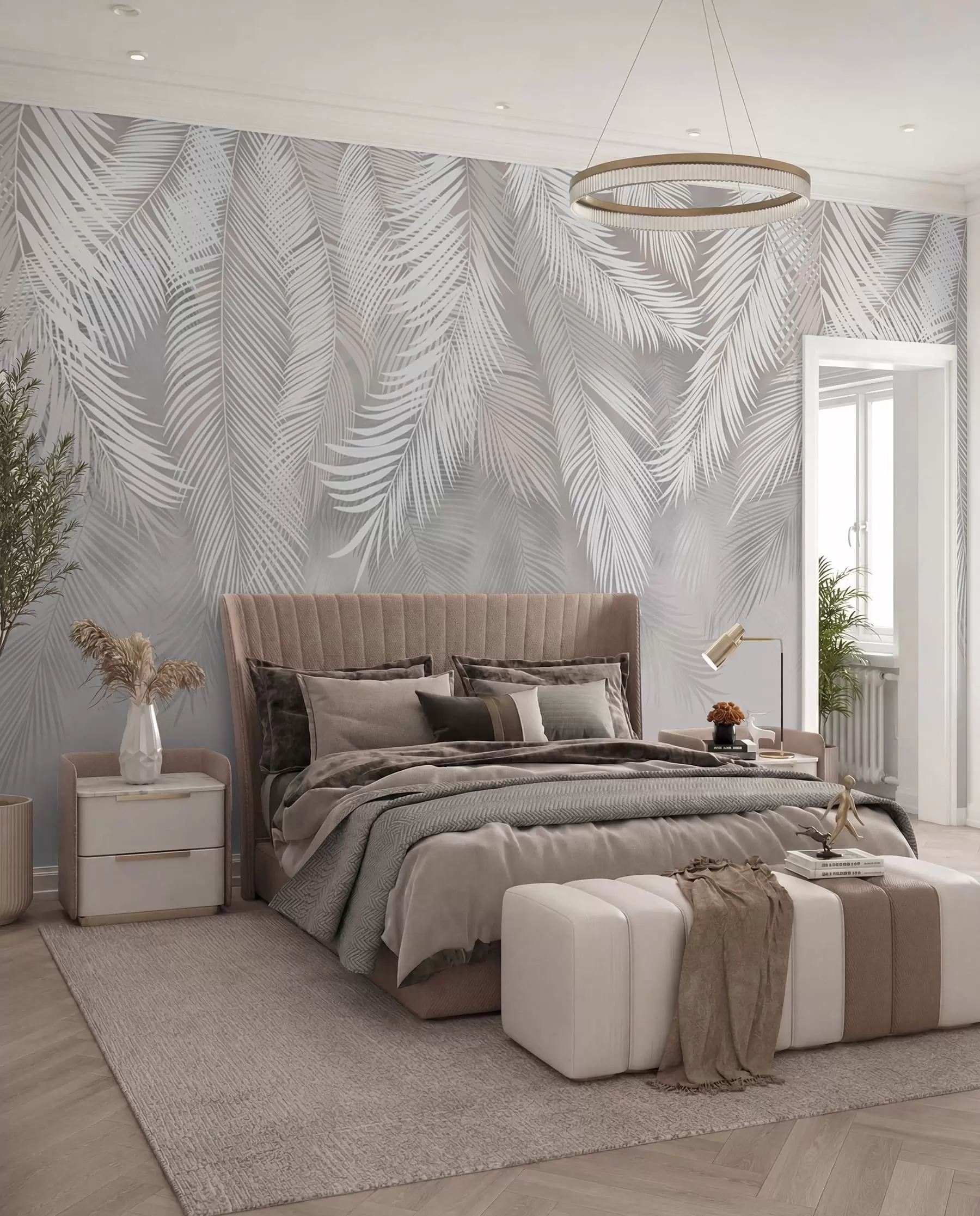 Fototapetai Kabantys palmių lapai u48556d2