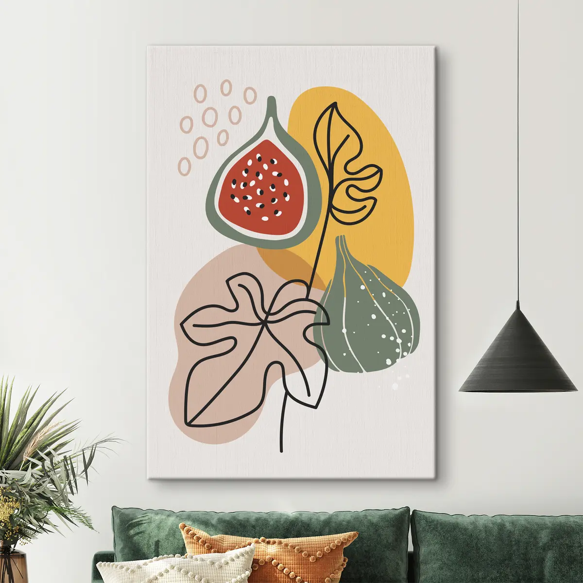 Paveikslėlis Spalvinga abstrakti gėlių kompozicija s37058