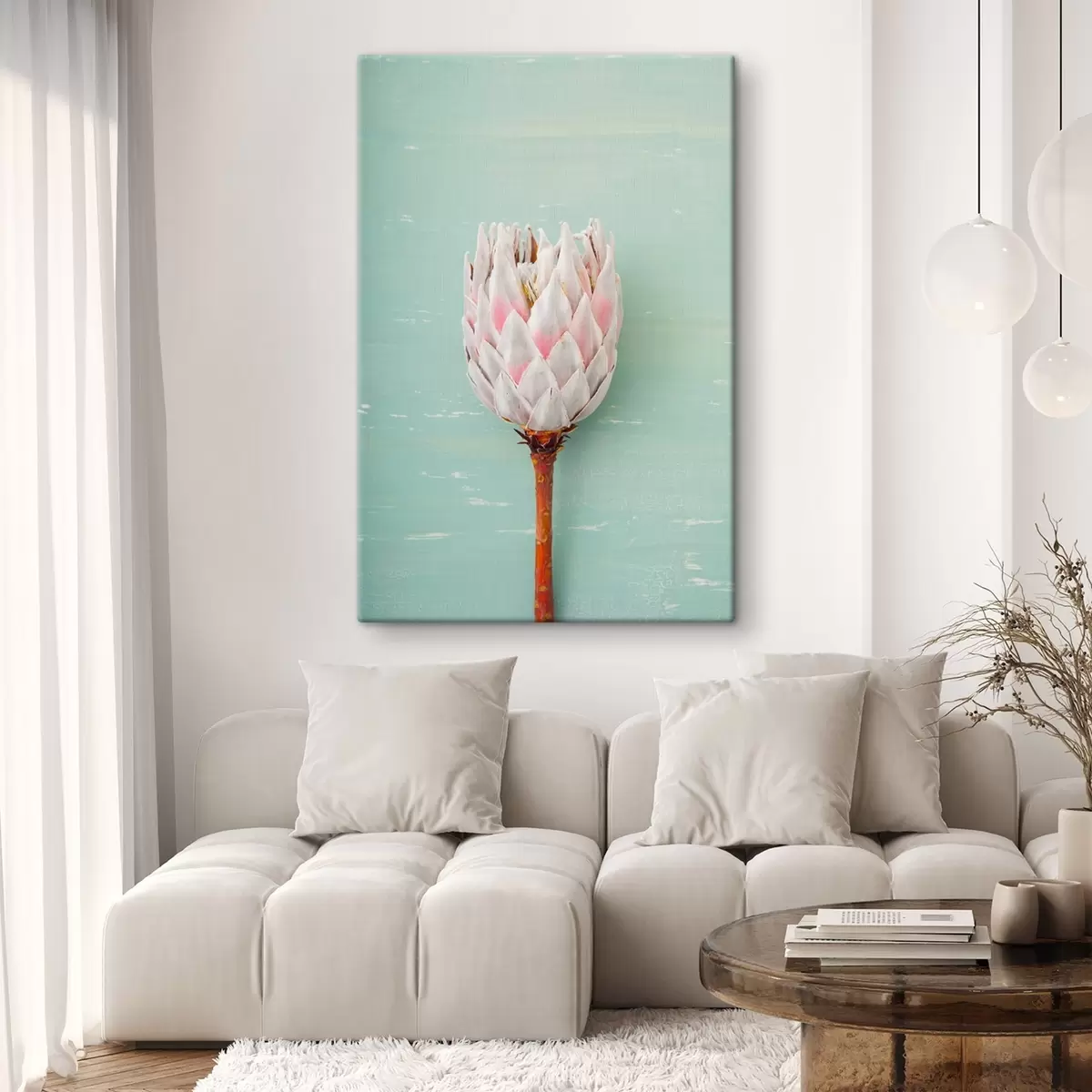 Paveikslėlis Unikalus gėlė prieš švelnų foną s36695