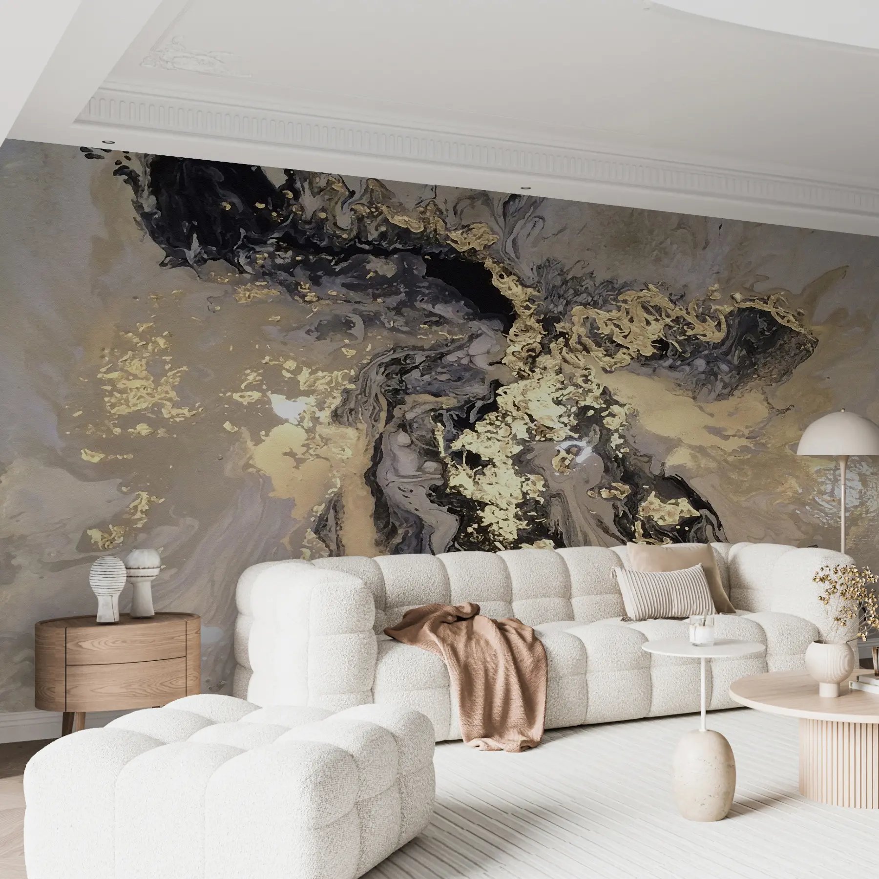 Fototapetai Juodasis marmuras u16941d2