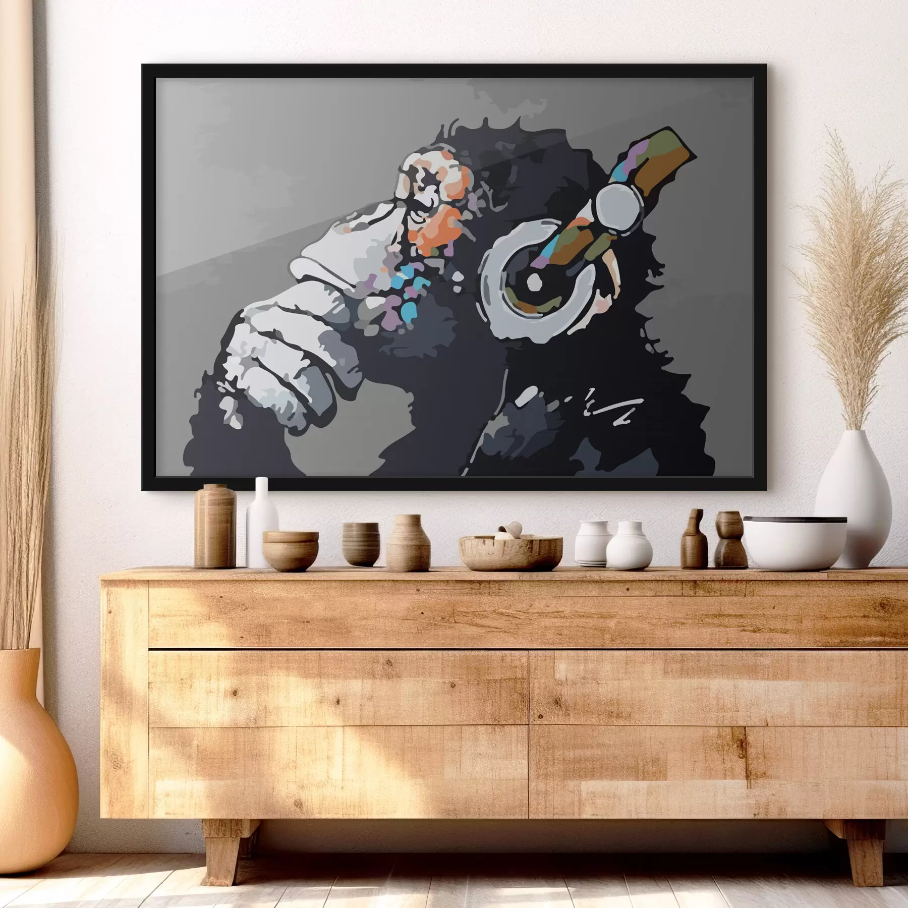 Fototapetai Gilus mąstymas su ausinėmis f37269