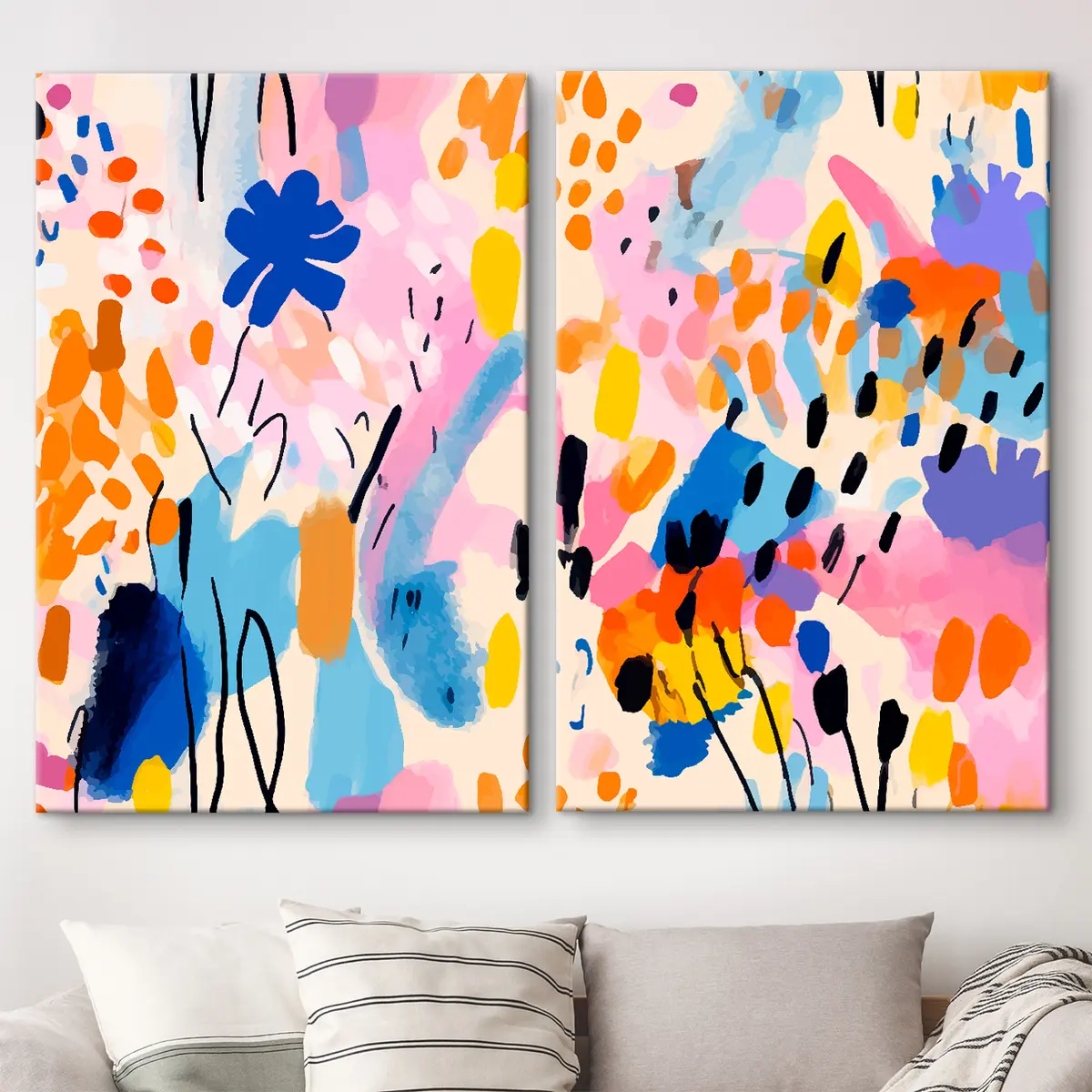 Paveikslėlis Ryškios spalvos, šokantys harmonijoje m00268