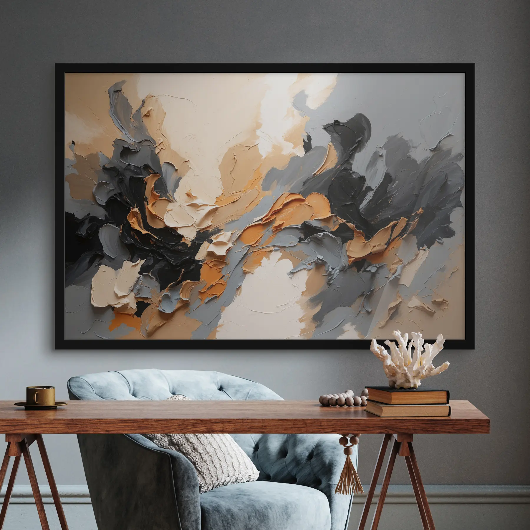 Fototapetai Abstrakčios spalvų ir tekstūros bangos f37328