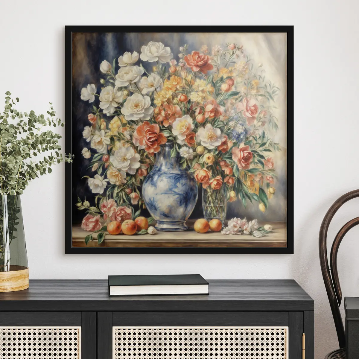 Plakatas Vasaros puokštė Auguste'o Renoiro stiliumi f37436