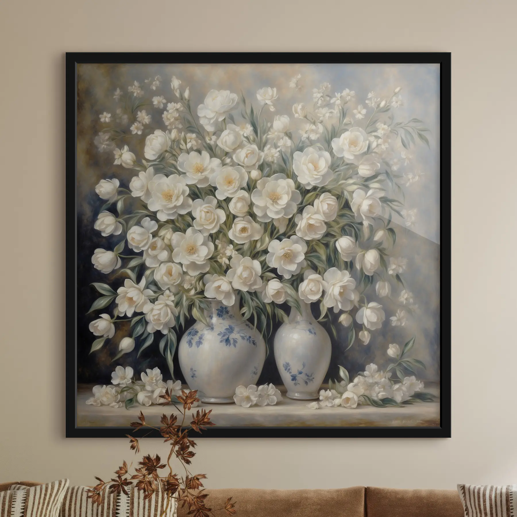 Fototapetai Elegantiški žiedai žavingose vazose f37440